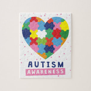 Medvetenhet om rosa autism pussel