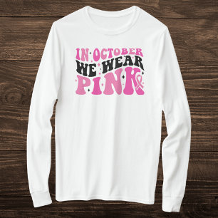 Medvetenhet om Rosa och svart bröstcancer hos Retr T Shirt