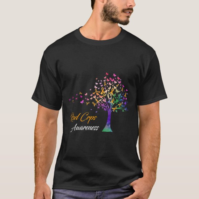 Medvetenhet om RSD Crps-träd T Shirt (Framsida)