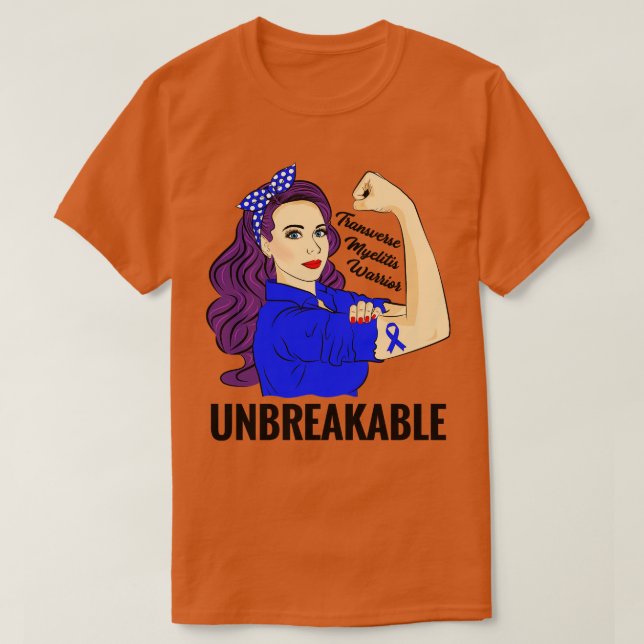 Medvetenhet om ryggmärgsslemhinna t shirt (Design framsida)