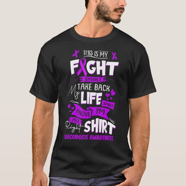 Medvetenhet om Sarcoidos är min kamp T Shirt (Framsida)