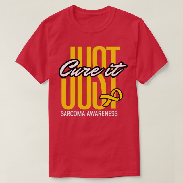 Medvetenhet om Sarcoma T Shirt (Design framsida)