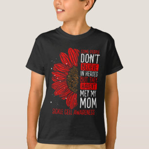 Medvetenhet om sickle Cell Disease Ribbon Mamma Wa T Shirt