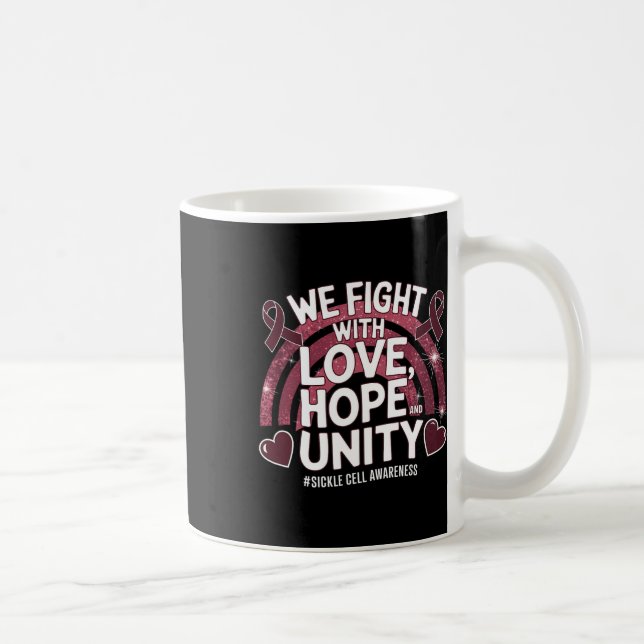 Medvetenhet om sickle-cell i Kärlek hoppas att enh Kaffemugg (Höger)