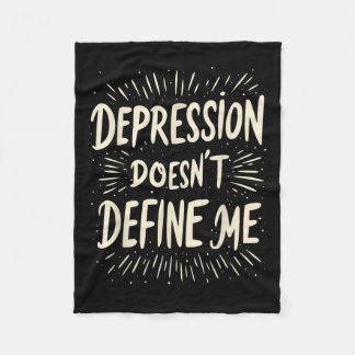 Medvetenhet om självmord Depression Ångest Psykisk Fleecefilt