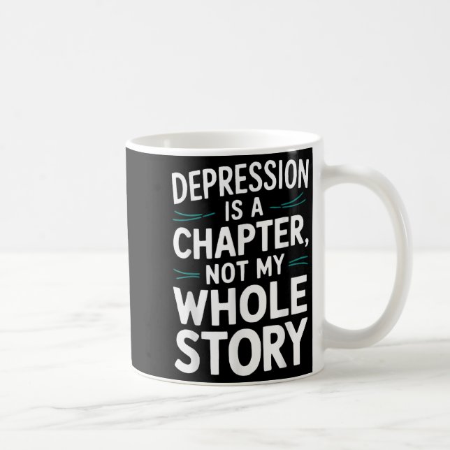 Medvetenhet om självmord Depression Ångest Psykisk Kaffemugg (Höger)