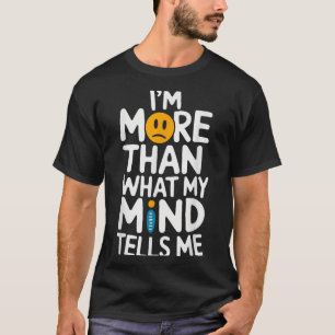 Medvetenhet om självmord Depression Ångest Psykisk T Shirt