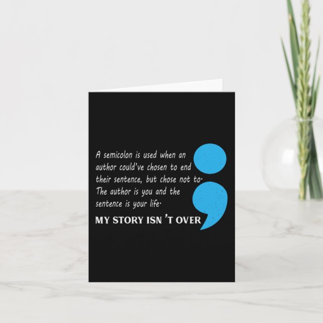 Medvetenhet om självmord kort (Framsida)