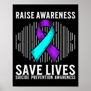 Medvetenhet om självmord Stöd Medvetenhet om föreb Poster