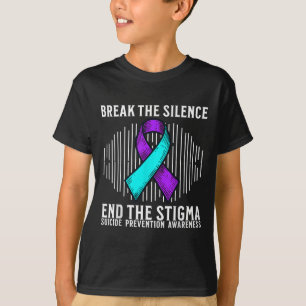 Medvetenhet om självmord Stöd Medvetenhet om föreb T Shirt