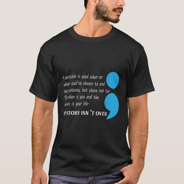 Medvetenhet om självmord t shirt (Framsida)