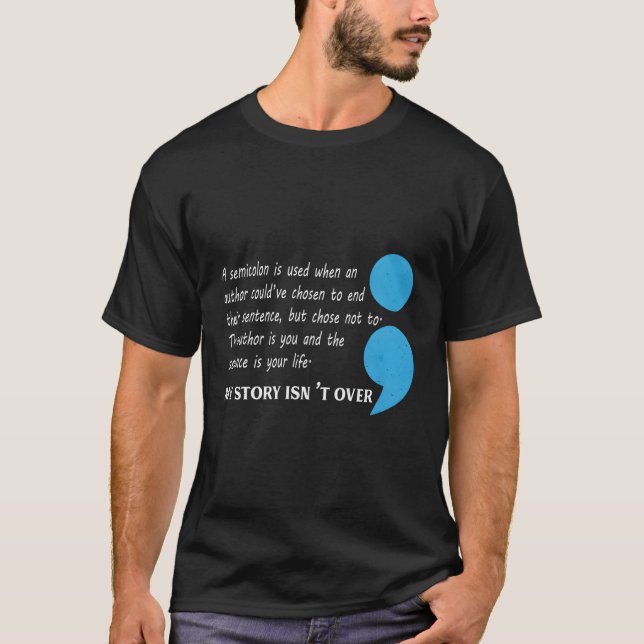 Medvetenhet om självmord t shirt (Framsida)