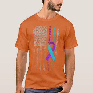 Medvetenhet om självmordsförebyggande amerikansk f t shirt