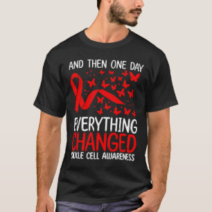 Medvetenhet om sjukdom i blotta bandet t shirt