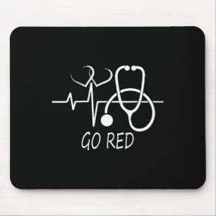 Medvetenhet om sjukdomar Vi Bära Red i februari, r Musmatta