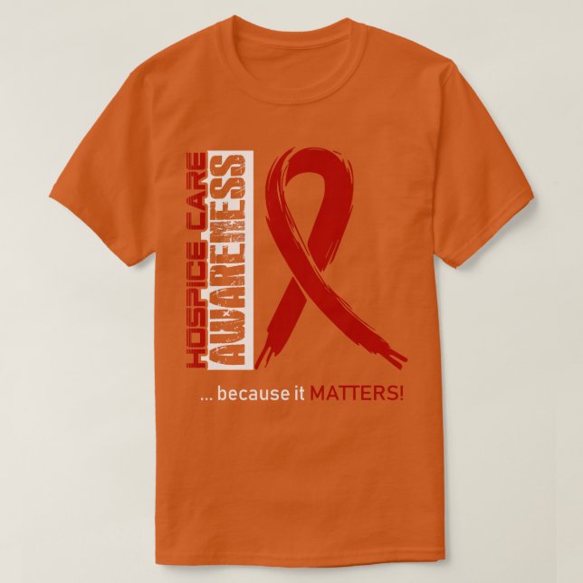 Medvetenhet om sjukhusvård därför att det här hand t shirt (Design framsida)