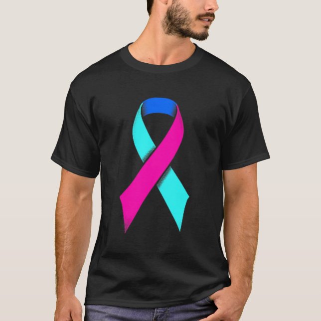 Medvetenhet om sköldkörtelcancer t shirt (Framsida)