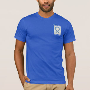 Medvetenhet om sköldkörtelsjukdom Paisley Blue Rib Tee