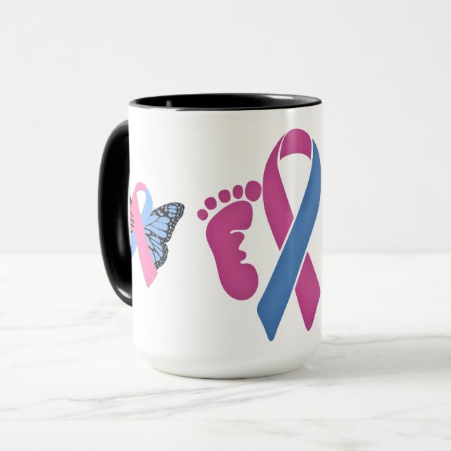 Medvetenhet om spädbarns förlust mugg (Framsida vänster)