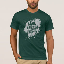 Medvetenhet om spara Energi och klimatförändringar T Shirt