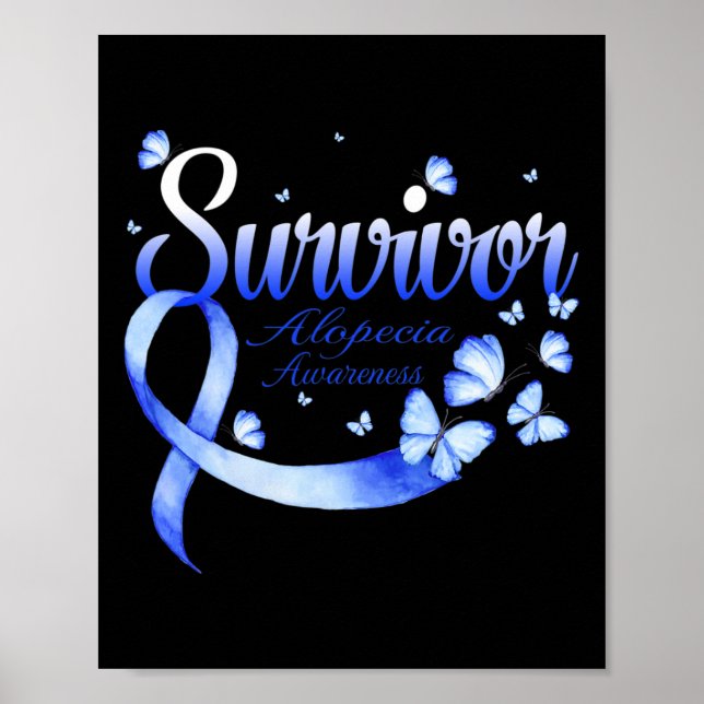 Medvetenhet om Survivor Alopecia Poster (Framsidan)