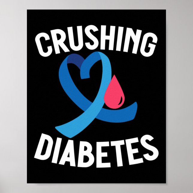 Medvetenhet om T1D-godarsjuka Poster (Framsidan)