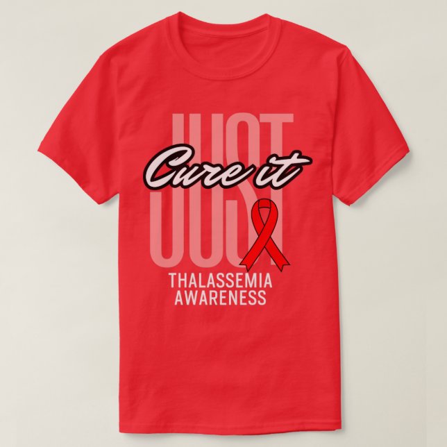 Medvetenhet om Thalassemia T Shirt (Design framsida)