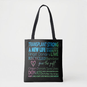 Medvetenhet om transplantation av starka organ tygkasse