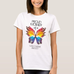 Medvetenhet om Turner om Proud mor-fjäril-syndrom T Shirt
