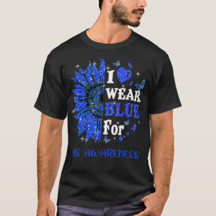Medvetenhet om Twinkle Heart Solros Als T Shirt