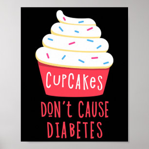 Medvetenhet om typ 1-diabetes - Roligt typ 1-diabe Poster