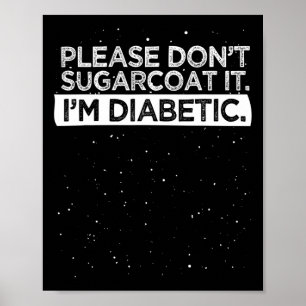 Medvetenhet om typ 1-diabetes Sockerbeslag D. Poster