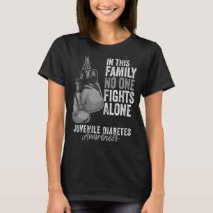 Medvetenhet om ungdomsdiabetes Månadshandskar Gråt T Shirt