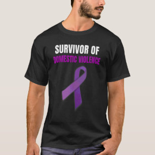 Medvetenhet om Våld i Hushåll För Överlevande T Shirt