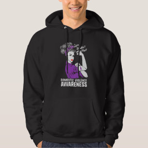 Medvetenhet om Våld i Hushållen Kärlek Borde Inte  Hoodie