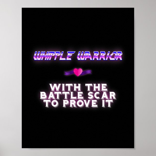 Medvetenhet om whisky Warrior Pancreatic Cancer Poster (Framsidan)