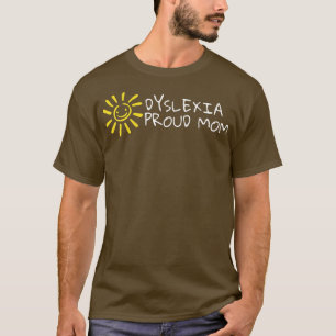 Medvetenhet om Womens Dysleia Proud Mamma Adhd Dys T Shirt