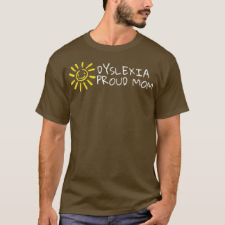 Medvetenhet om Womens Dysleia Proud Mamma Adhd Dys T Shirt