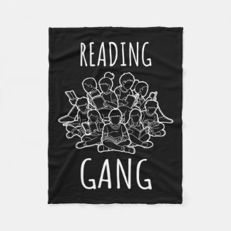 Medvetenhet - Raeding Gang Funny Dyslexia Fleecefilt