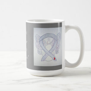 Medvetenhet Ribbon Angel Anpassningsbar Art Mugg