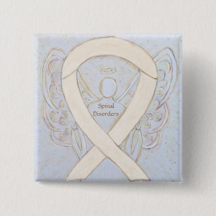Medvetenhet Ribbon Angel Stift Knapp