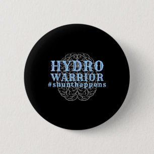 Medvetenhet Shunt Happens Hydro Warrior Knapp