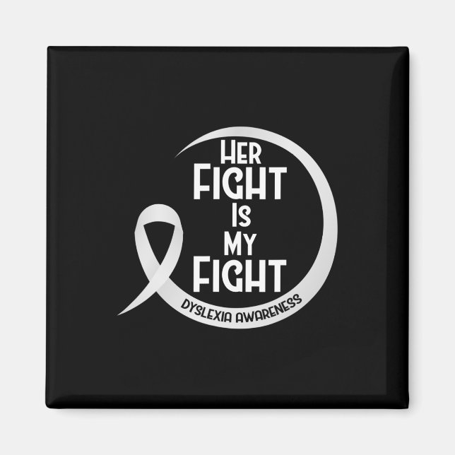 Medvetenhet Silver Ribbon om hennes kamp är min ka Magnet (Framsidan)