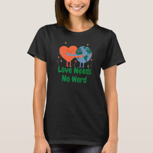 Medvetenhet Spara Earth Planet Kärlek behöver inge T Shirt