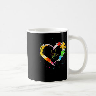 Medvetenhet Speciell Ed Teacher Asl Sign Language Kaffemugg