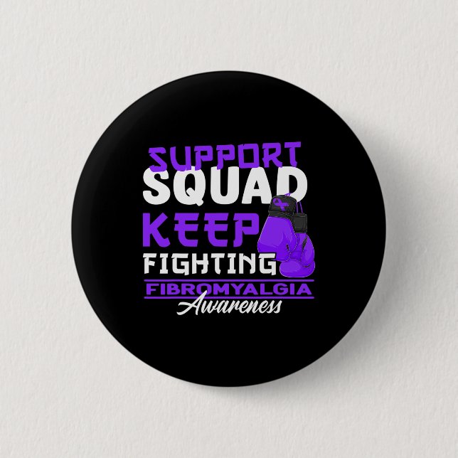 Medvetenhet Squad I Chronic Pain Response Fibromya Knapp (Framsida)