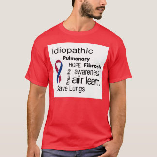 Medvetenhet T för Pulmonary Fibrosis T-shirt