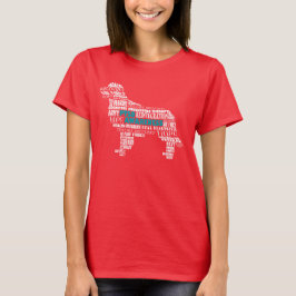 Medvetenhet-Tjänste- hund för PTSD T Shirt