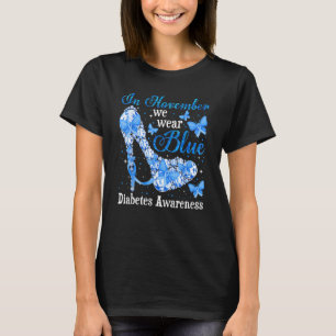 Medvetenhet typ 1 2 i november i Bära B T Shirt