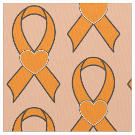 Medvetenhetband för åtskillig Sclerosis med hjärta Tyg